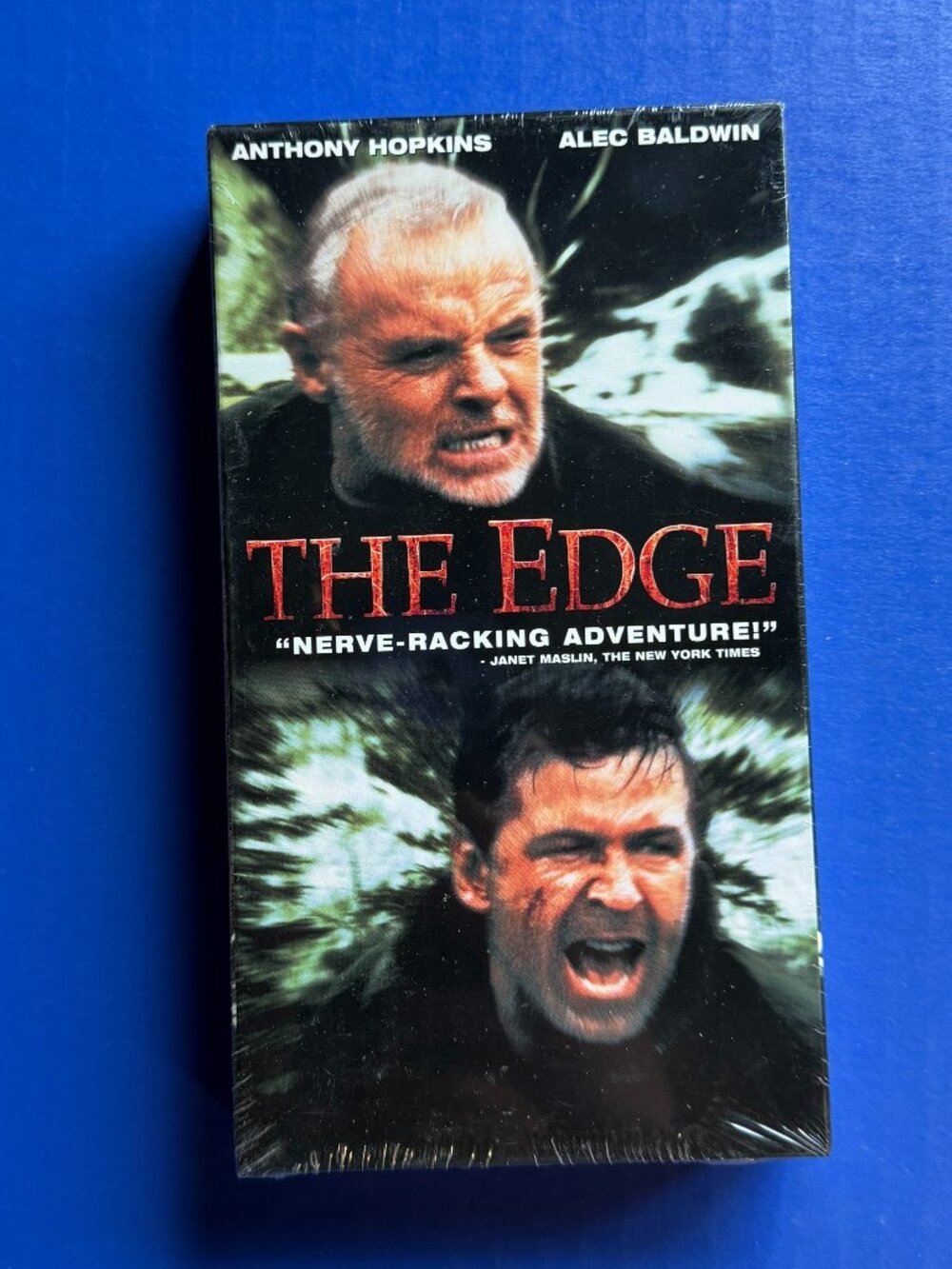 The Edge VHS - Anthony Hopkins, Alec Baldwin - NEW & SEALED